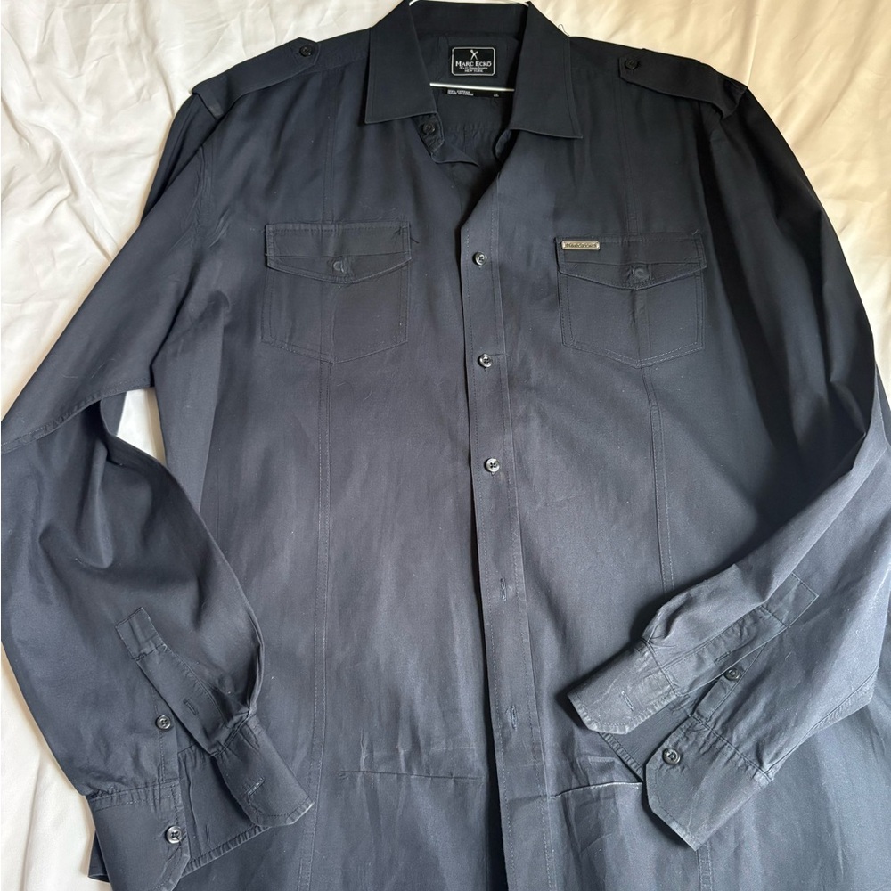 Marc Ecko Men's Black Shirt Jacket